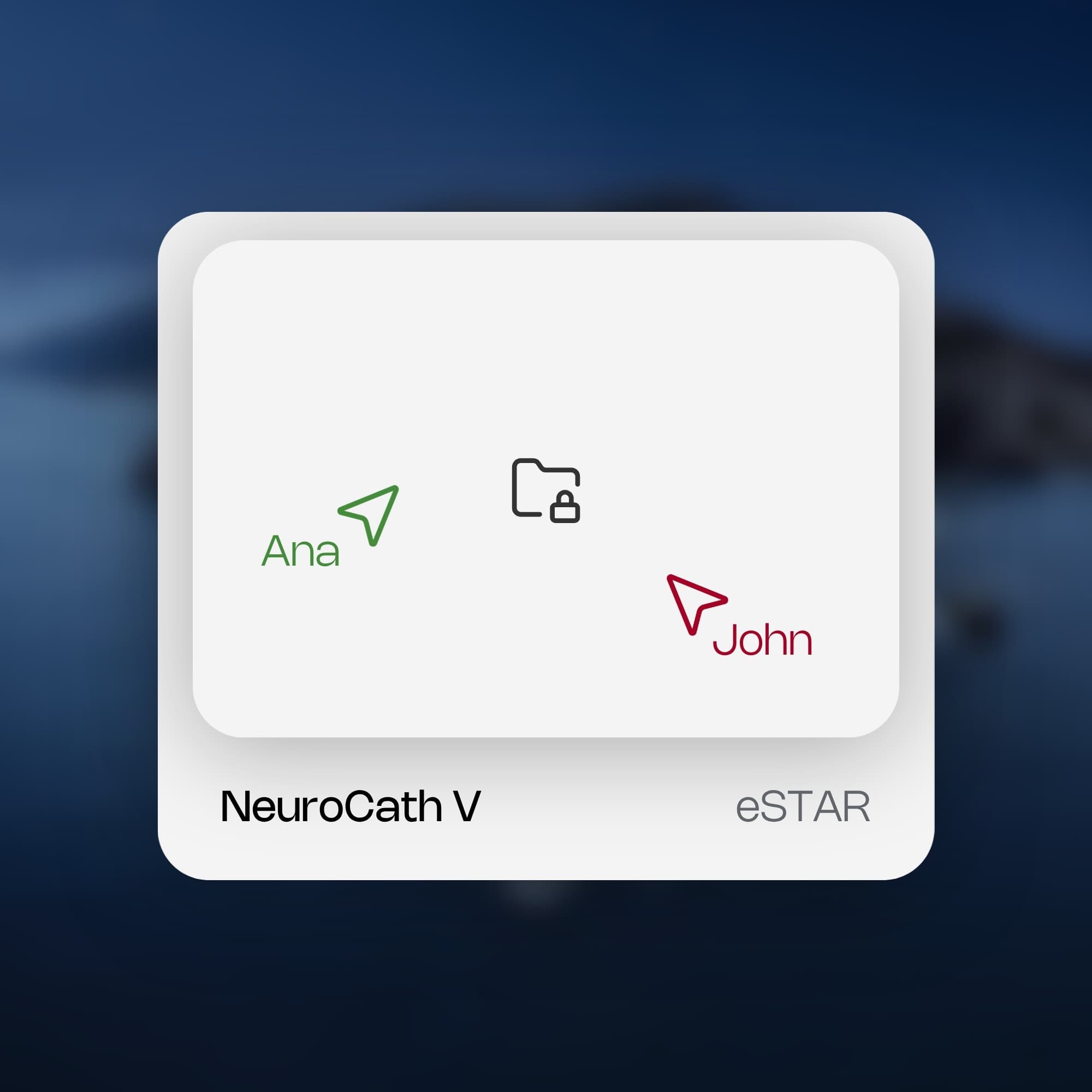 Shared document workspace with multiple team cursors collaborating on a 510(k) eSTAR submission