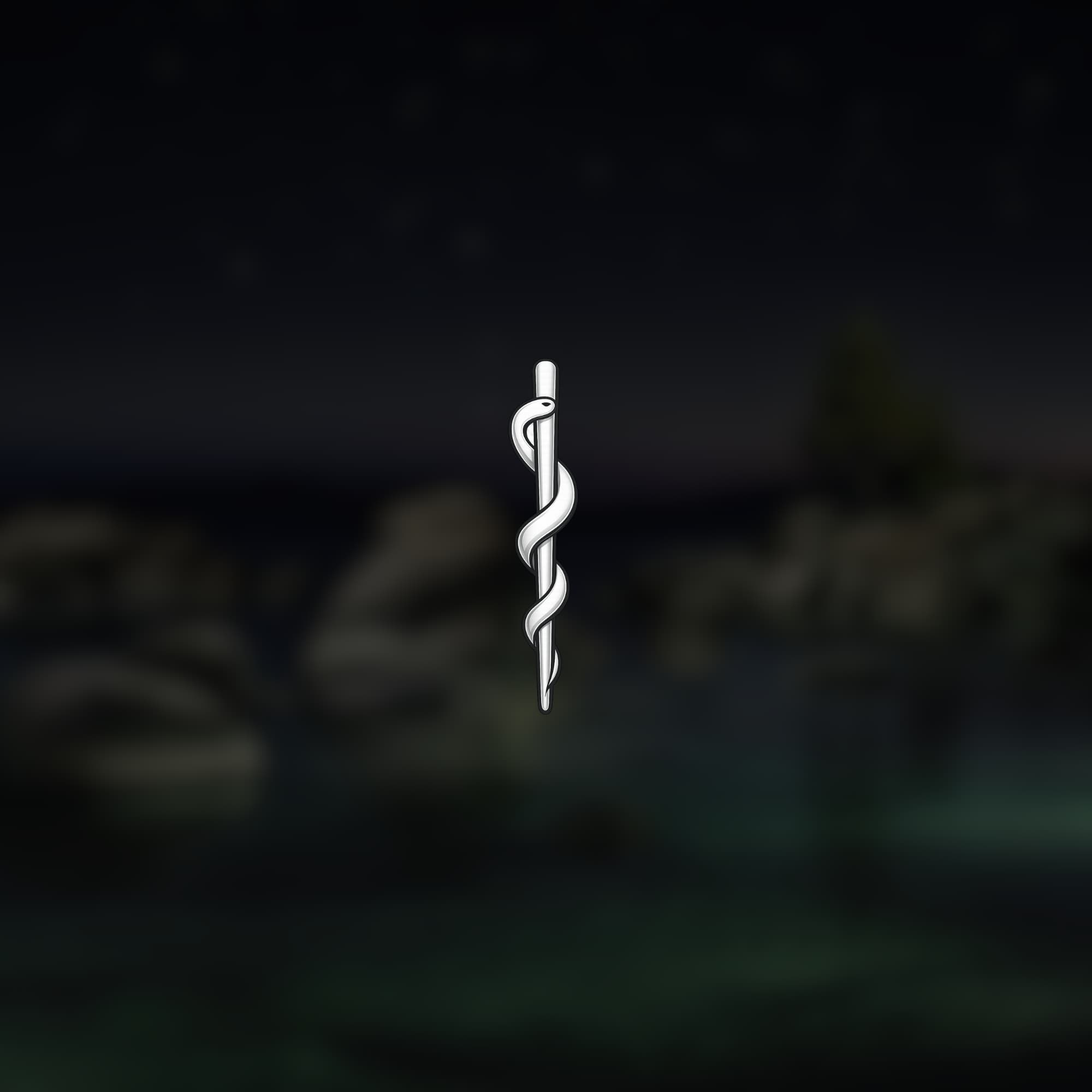 Rod of Asclepius — medical symbol representing purpose-built medical device platform