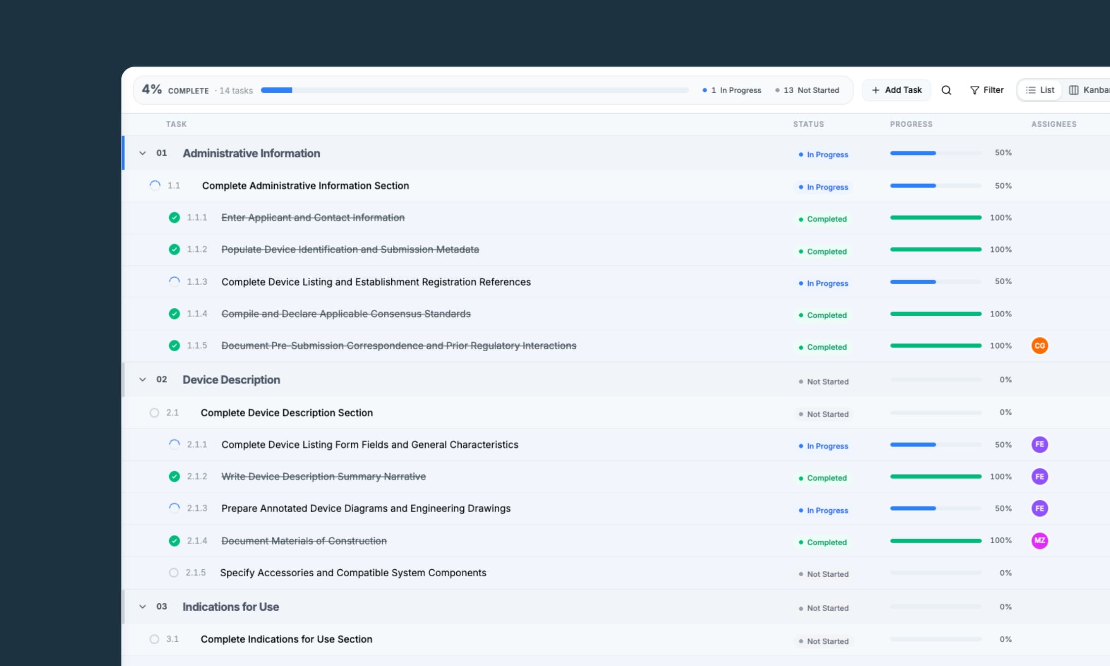 Submission Builder