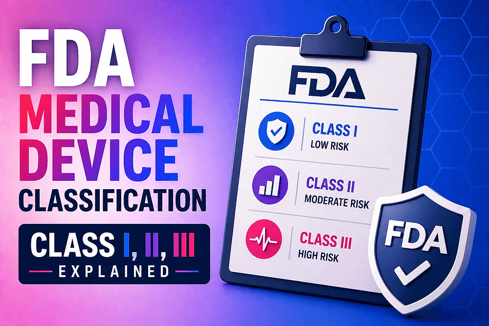 FDA Medical Device Classification: Class I, II, III Explained | Complizen